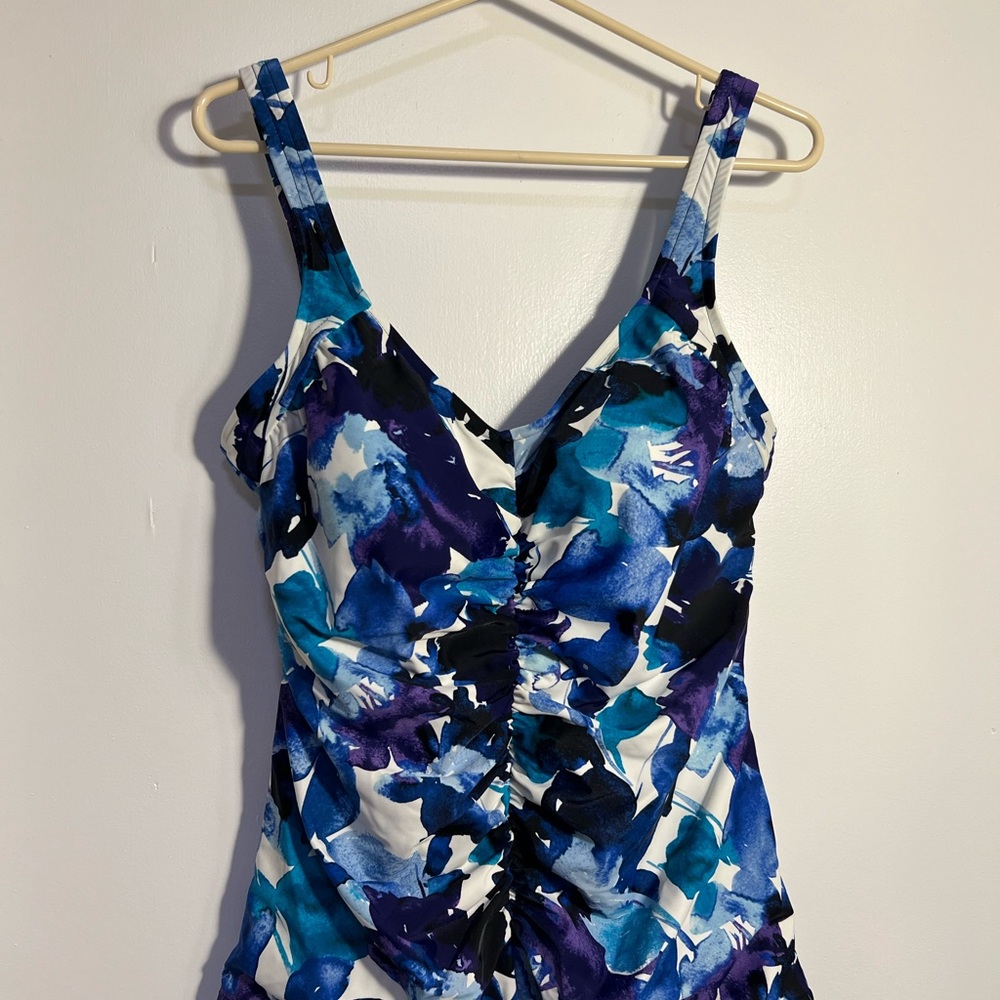 This is a one piece Maxine bathing suit.